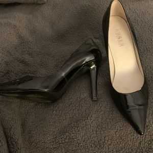 Ralph Lauren patent leather high heels